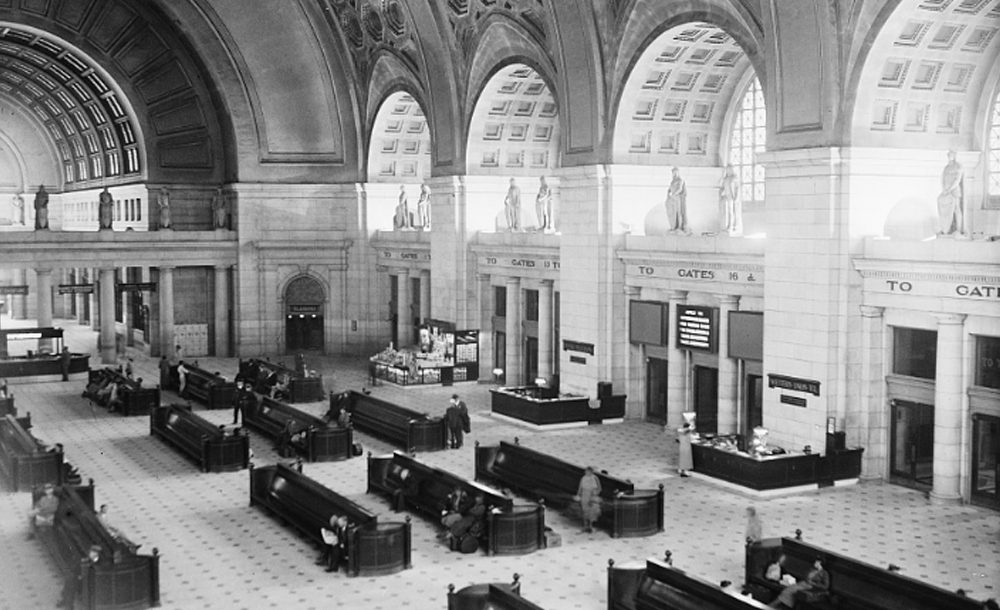 Main Hall Not Set Up for an Event, featuring the Historical Design Elements of Union Station.
